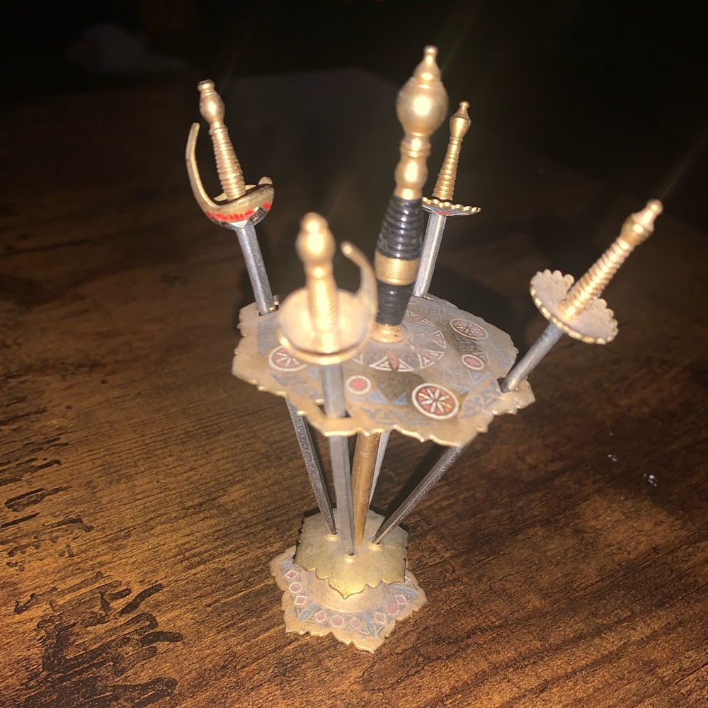 Decorative Sword Toothpick Holder